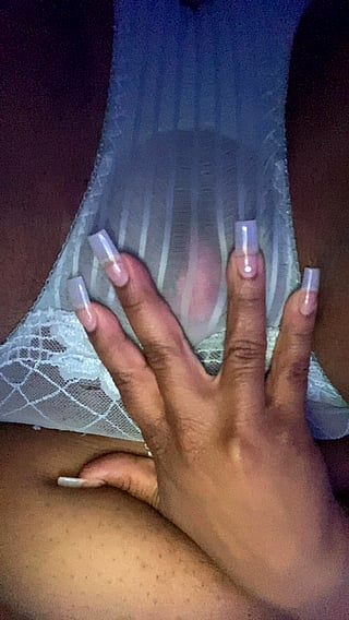 Peek at Her Wet Pink Pussy Through Panties - Soaked & Ready'