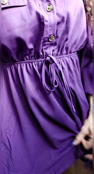 Feels like a no panties kind of day - Steamy Homemade Flash'