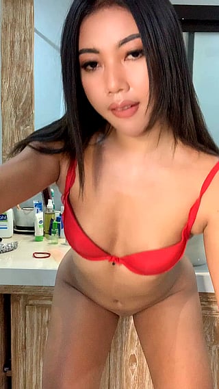 HoneybeeHarmony's Tease: Asian Teen Grinds Her Juicy Pussy on Your Face'