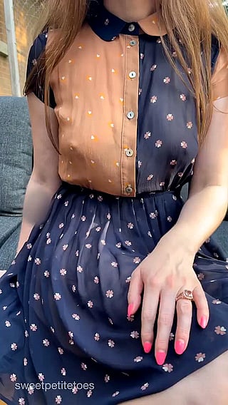 Hot Amateur Tease Ends in a Messy Creampie | SweetPetiteToes'