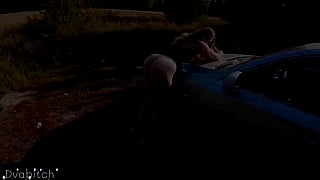 Wild Outdoor Fuck Before The Trip - DvabitchPH Gets Naughty'