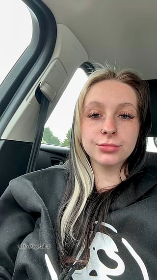 Dripping Desires: DeeDeesaSlut's Wild Ride in the Car'